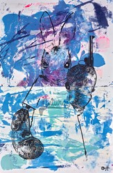 Defender by Harry Bunce - Original on Paper sized 24x39 inches. Available from Whitewall Galleries